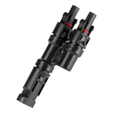 1Pair Solar Panel Y Branch PV Connectors Male Female Adapter Cable