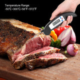 Cooking Food Probe Thermometer for Kitchen BBQ Meat Temperature Measurement Black