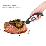 Cooking Food Probe Thermometer for Kitchen BBQ Meat Temperature Measurement Black