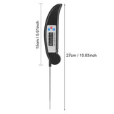 Cooking Food Probe Thermometer for Kitchen BBQ Meat Temperature Measurement Black