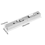Home Gate Door Security Guard 304 Stainless Steel Flush Latch Bolt Slide Lock 6inch