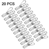 20pcs Stainless Steel Clothes Pegs Household Socks Underwear Drying Rack Clip Holder In Australia - Darrahopens