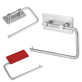 Wall Mounted Stainless Steel Roll Paper Holder Tissue Towel Rack for Bathroom Toilet