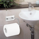 Wall Mounted Stainless Steel Roll Paper Holder Tissue Towel Rack for Bathroom Toilet