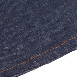 Denim Bib Apron Leather Strap Baker Bartender BBQ Chef Work Cook Uniform