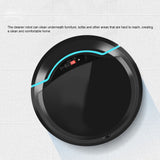 USB Rechargeable Automatic Smart Robot Vacuum Floor Cleaner Household Sweeping Machine Black