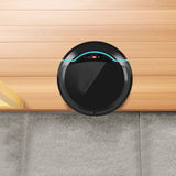 USB Rechargeable Automatic Smart Robot Vacuum Floor Cleaner Household Sweeping Machine Black