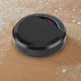USB Rechargeable Automatic Smart Robot Vacuum Floor Cleaner Household Sweeping Machine Black