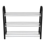 Plastic Aluminum Metal Standing Shoe Rack DIY Shoes Storage Shelf Home Organizer 3 Tiers In Australia - Darrahopens