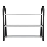 Plastic Aluminum Metal Standing Shoe Rack DIY Shoes Storage Shelf Home Organizer 3 Tiers In Australia - Darrahopens