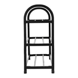 Plastic Aluminum Metal Standing Shoe Rack DIY Shoes Storage Shelf Home Organizer 3 Tiers In Australia - Darrahopens
