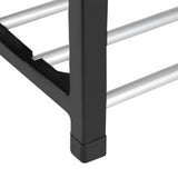 Plastic Aluminum Metal Standing Shoe Rack DIY Shoes Storage Shelf Home Organizer 3 Tiers