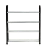 Plastic Aluminum Metal Standing Shoe Rack DIY Shoes Storage Shelf Home Organizer 4 Tiers In Australia - Darrahopens