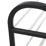 Plastic Aluminum Metal Standing Shoe Rack DIY Shoes Storage Shelf Home Organizer 4 Tiers