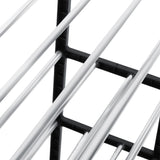 Plastic Aluminum Metal Standing Shoe Rack DIY Shoes Storage Shelf Home Organizer 4 Tiers