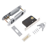 Sliding Door Lock Handle Anti theft with Keys for Barn Wood Furniture Hardware Silver In Australia - Darrahopens