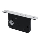 Sliding Door Lock Handle Anti theft with Keys for Barn Wood Furniture Hardware Silver