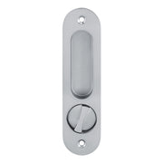 Sliding Door Lock Handle Anti theft with Keys for Barn Wood Furniture Hardware Silver
