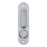 Sliding Door Lock Handle Anti theft with Keys for Barn Wood Furniture Hardware Silver