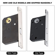 Sliding Door Lock Handle Anti theft with Keys for Barn Wood Furniture Hardware Gold