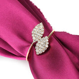 12Pcs Rhinestone Napkin Ring Set Handmade Buckle Holder Wedding Dinner Decoration In Australia - Darrahopens