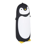 300ML Portable Cute Penguin Glass Water Bottle Double Layer Mug Travel Cup Black In Australia - Darrahopens