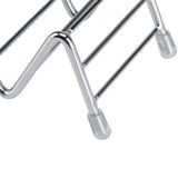 Wave Shape Stainless Steel Mexican Taco Holder Display Stand Shell Rack 4-5 Slot