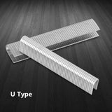 1000pcs Staples Nails Fasteners for Handheld Staple Gun Stapler U Type