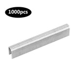 1000pcs Staples Nails Fasteners for Handheld Staple Gun Stapler U Type