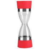 2 in 1 Double ended Manual Kitchen Salt & Pepper Mill Grinder Adjustable Ceramic Rotor Red In Australia - Darrahopens