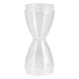 2 in 1 Double ended Manual Kitchen Salt & Pepper Mill Grinder Adjustable Ceramic Rotor Red