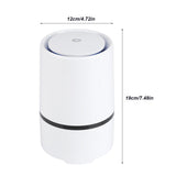 Desktop Anion Sterilization USB Air Purifier Cleaner Odor Smell Bacteria Remove with Filter