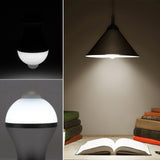 E27 5W PIR Infrared Auto Motion Sensor LED Light Lamp Bulb for Restroom Parking White 6500K