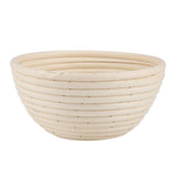 European style Cane Round Bread Dough Rising Rattan Basket 18 x 9 cm