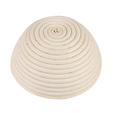 European style Cane Round Bread Dough Rising Rattan Basket 18 x 9 cm In Australia - Darrahopens