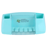 Toothbrush Holder Storage Box Tooth Brush Holder Organizer Bathroom Blue In Australia - Darrahopens