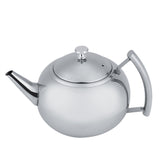 2L 201 Stainless Steel Teapot Coffee Tea Pot Kettle with Removable Infuser Filter