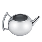 2L 201 Stainless Steel Teapot Coffee Tea Pot Kettle with Removable Infuser Filter