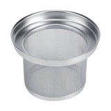 2L 201 Stainless Steel Teapot Coffee Tea Pot Kettle with Removable Infuser Filter