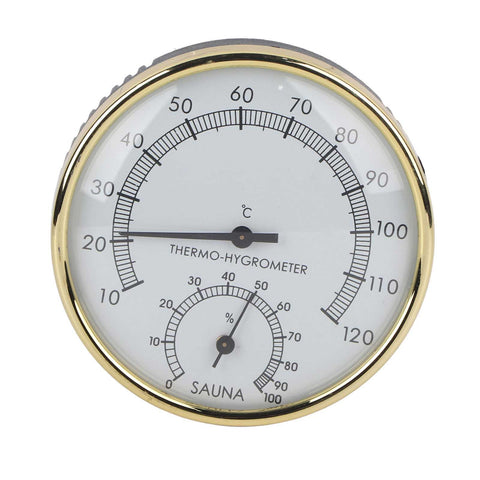 Metal Dial Indoor Thermometer Hygrometer Hygro thermometer Sauna Room Accessory In Australia - Darrahopens