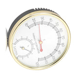 Metal Dial Indoor Thermometer Hygrometer Hygro thermometer Sauna Room Accessory