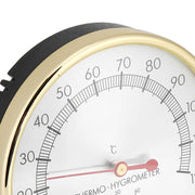 Metal Dial Indoor Thermometer Hygrometer Hygro thermometer Sauna Room Accessory