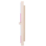 15 Minutes Sauna Room Sand Clock Glass Timer WallMounted Wooden Hourglass with Pink Sands