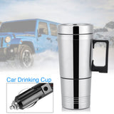 12V/24V 300ml Car Electric Coffee Tea Water Mug Vehicle Heating Drinking Cup Bottle 24V