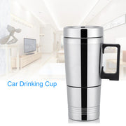 12V/24V 300ml Car Electric Coffee Tea Water Mug Vehicle Heating Drinking Cup Bottle 24V