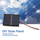 2pcs 0.65W 1.5V Mini Portable Solar Panel DIY Power Module Battery Charger