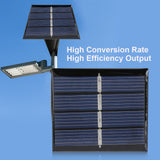 2Pcs 0.36W 2V Mini Polycrystalline Solar Panels DIY Battery Charger Module + Clip Kit