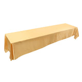 145x320cm Rectangle Tablecloth Table Cover Stain resistant Banquet Wedding Party Decor Gold In Australia - Darrahopens
