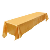 145x320cm Rectangle Tablecloth Table Cover Stain resistant Banquet Wedding Party Decor Gold