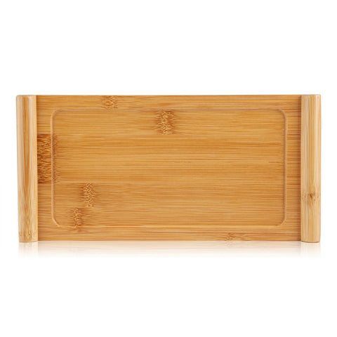 Bamboo Tea Tray Cup Plate Food Dessert Serving Tray Kung Fu Tea Accessory